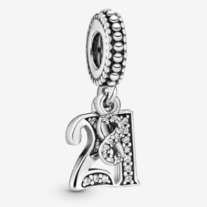 PANDORA 21st CELEBRATION DANGLE CHARM